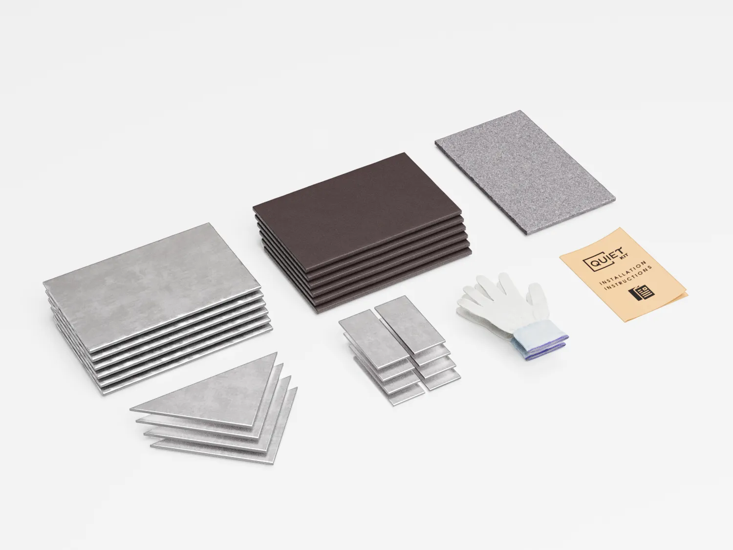 Quiet kit SHOWER TRAY Basic Soundproofing Kit