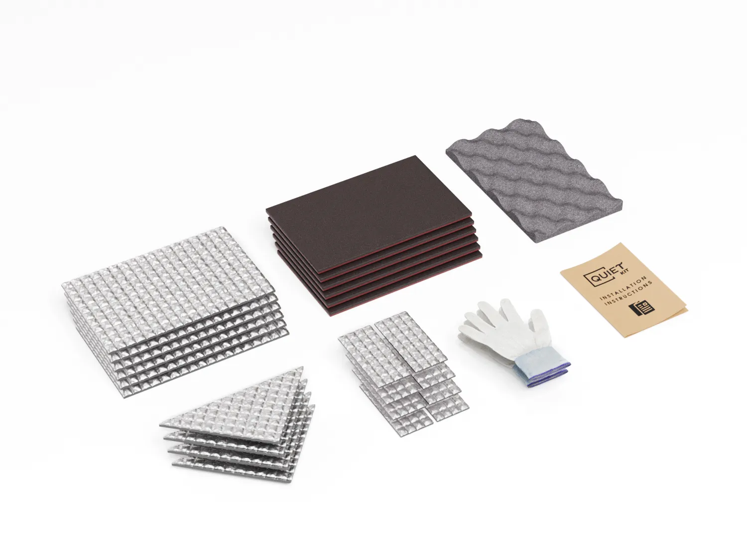 Quiet kit SHOWER TRAY Premium Soundproofing Kit