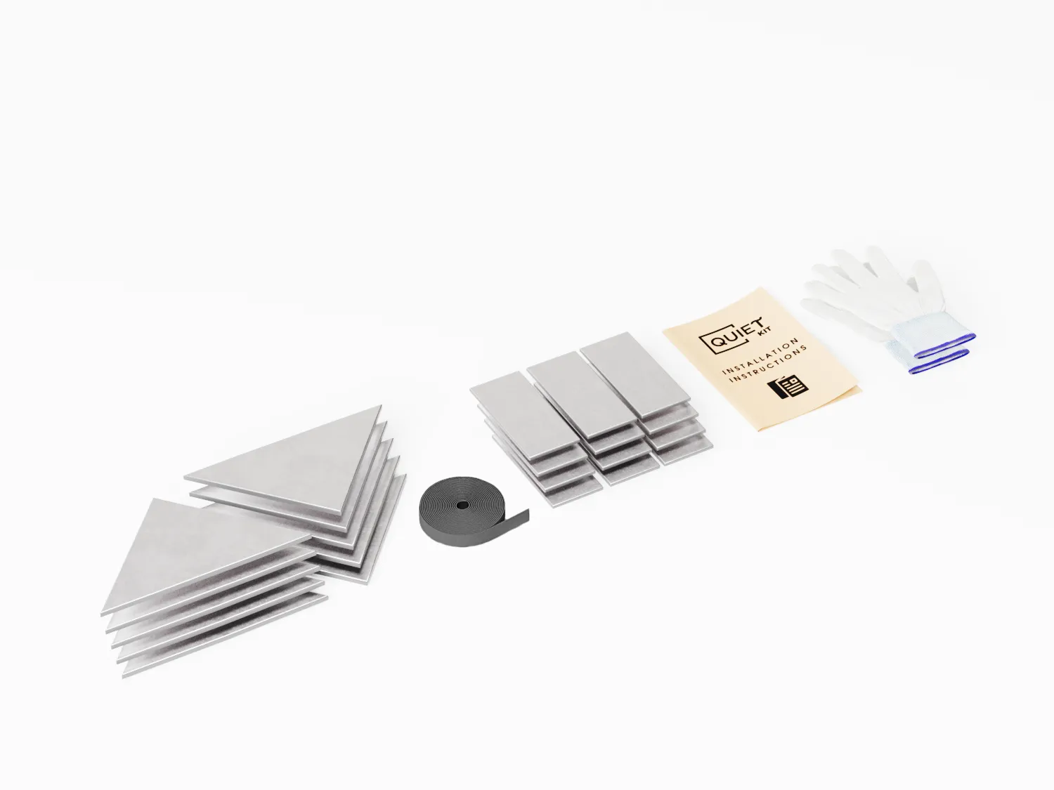 Quiet kit WINDOW SILLS Basic Soundproofing Kit